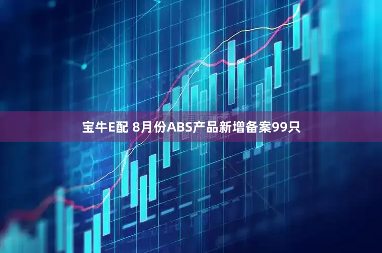 宝牛E配 8月份ABS产品新增备案99只