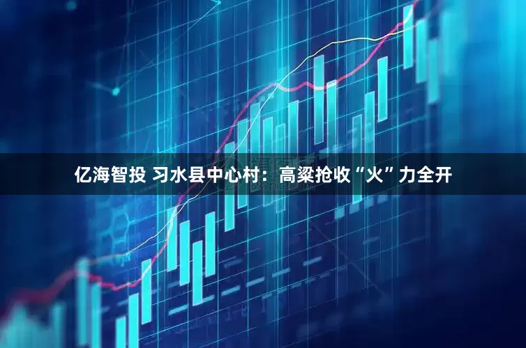 亿海智投 习水县中心村：高粱抢收“火”力全开